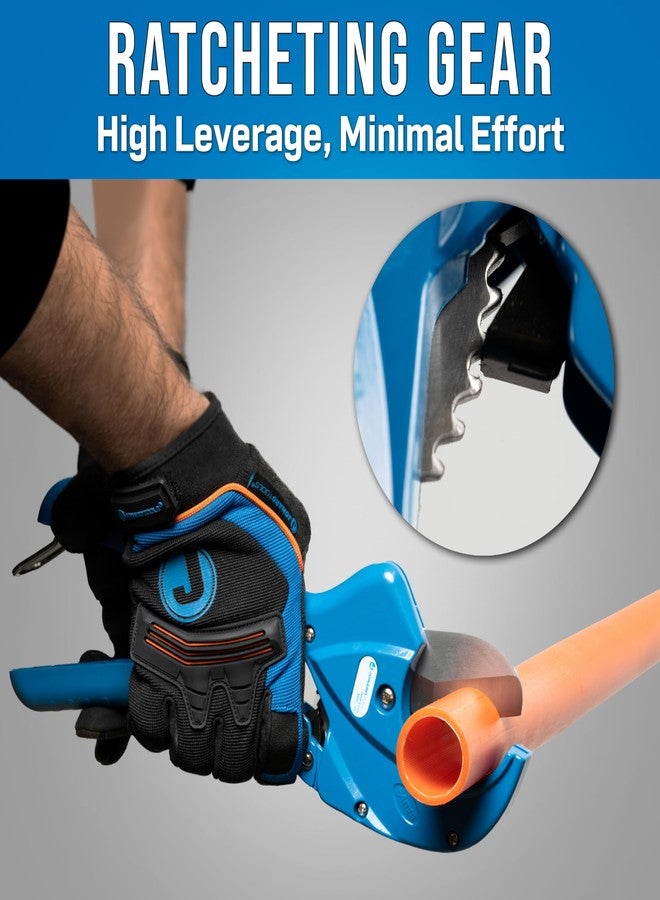 Jonard Tools MDC-125 Large Fiber Duct Cutter for Ducts up to 64 mm (2.52") in Diameter with Extra Long Handles - Image 3