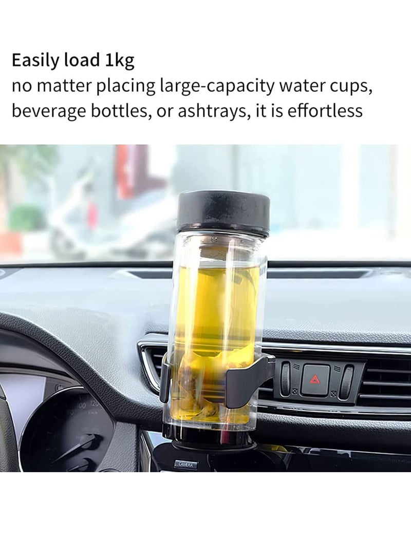 SYOSI Car Air Outlet Cup Holder One-handed Access Convenient And Fast On-board Ashtray Rack Multifunctional Car Cup Holder Universal Vent Mount Drink Water Cup Bottle Can Holder Bottle - Image 4