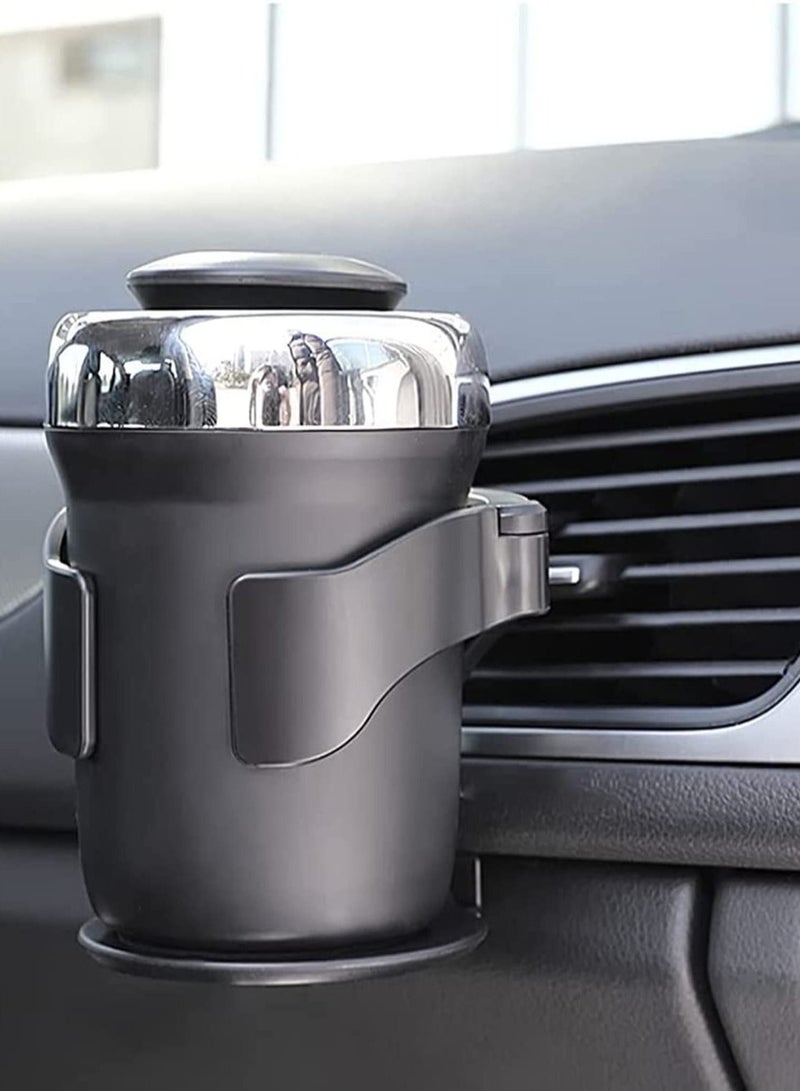 SYOSI Car Air Outlet Cup Holder One-handed Access Convenient And Fast On-board Ashtray Rack Multifunctional Car Cup Holder Universal Vent Mount Drink Water Cup Bottle Can Holder Bottle - Image 2