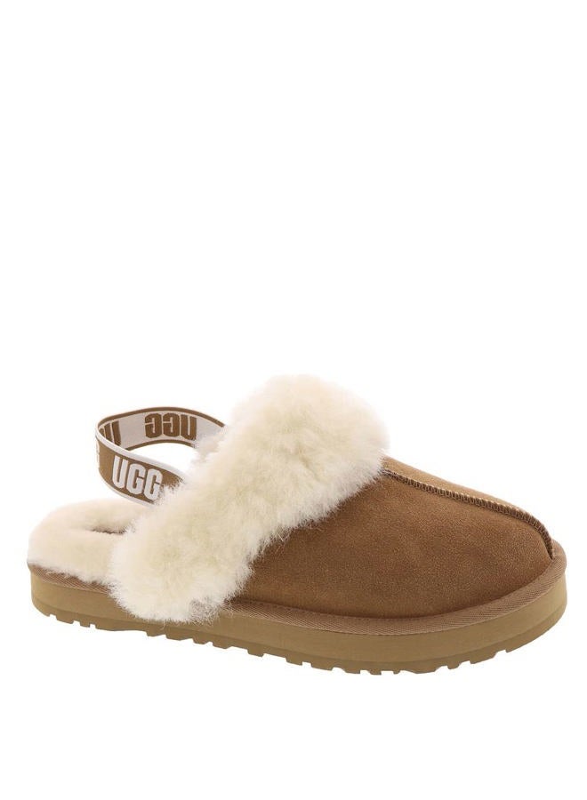 UGG Unisex-Child Funkette Slipper, Chestnut, 10 - Image 1