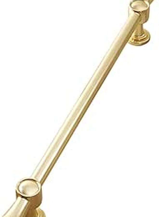 Modern Zinc Alloy Cabinet Handle Gold Brushed Finish 192mm Hole Spacing for Kitchen Cupboard and Drawer - Image 1