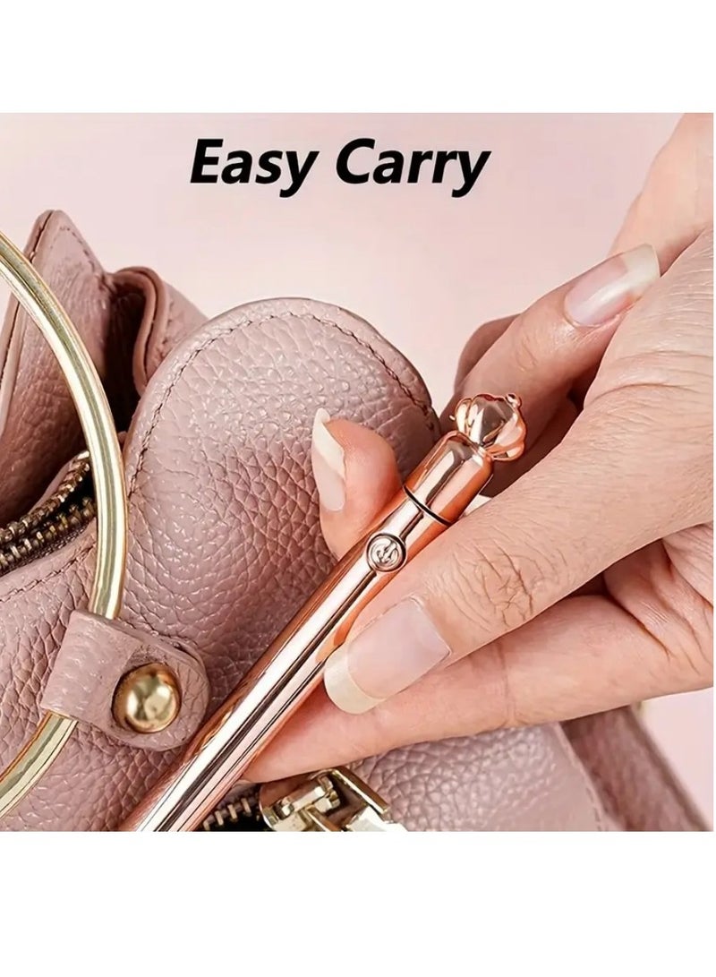 NIBEMINENT عصا تدليك كهربائية محمولة قابلة لإعادة الشحن، اهتزاز عالي التردد بـ 10 سرعات، تخفيف التعب بالطاقة عبر USB، جهاز استرخاء العضلات للجسم والظهر والرقبة والساقين والخصر - جهاز تدليك صغير محمول - Image 5