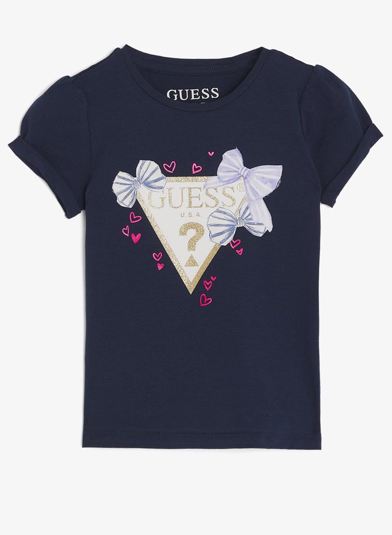 GUESS Infant Crew Neck T-Shirt And Skirt Set - Image 3