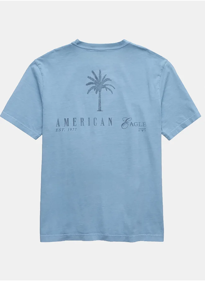 American Eagle AE Maui Short Sleeve Graphic T-Shirt
