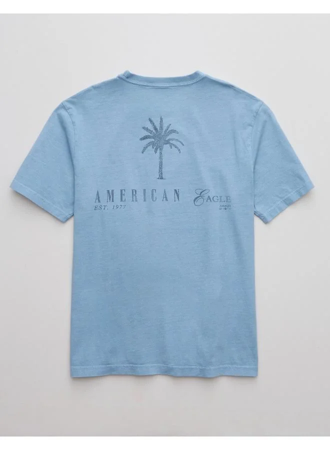 American Eagle AE Maui Short Sleeve Graphic T-Shirt