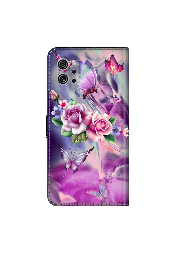 اس-توب جراب لهاتف LG Q92 5G، جراب هاتف جلدي كريستالي ثلاثي الأبعاد مقاوم للصدمات - Image 3