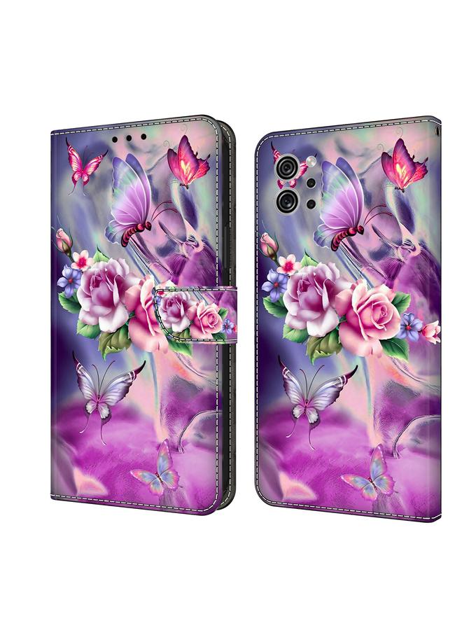 اس-توب جراب لهاتف LG Q92 5G، جراب هاتف جلدي كريستالي ثلاثي الأبعاد مقاوم للصدمات - Image 1