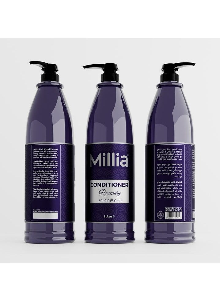 Private House Millia Conditioner 3 Litre – Professional Hair Moisturizer 
