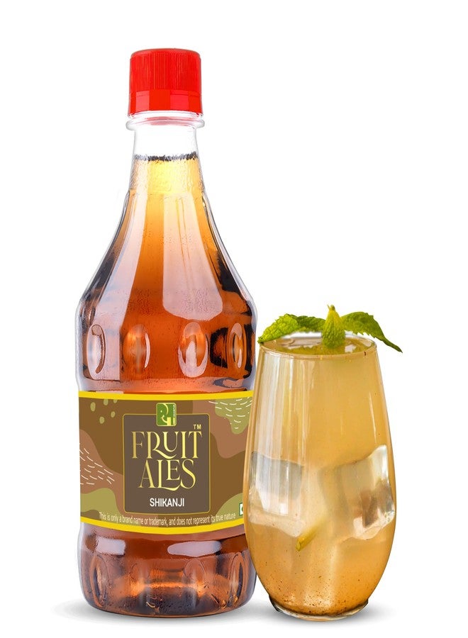 Dhampurgreen Shikanji, Makes 10-12 Drinks Each Bottle, 300Ml Pour Add Stir & Sip Syrup Non Alcoholic Beverage - Image 1