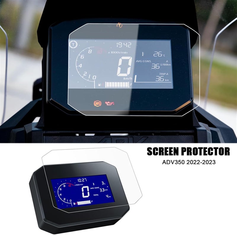 QASULER ADV 350 Motorcycle Dashboard Screen Protector - Image 2