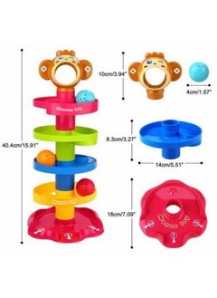 Manos Baby Roller Ball Track with Ring Stacking Toy Combo Pack, Fun Toy  - Image 4