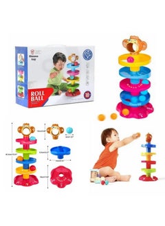 Manos Baby Roller Ball Track with Ring Stacking Toy Combo Pack, Fun Toy  - Image 5