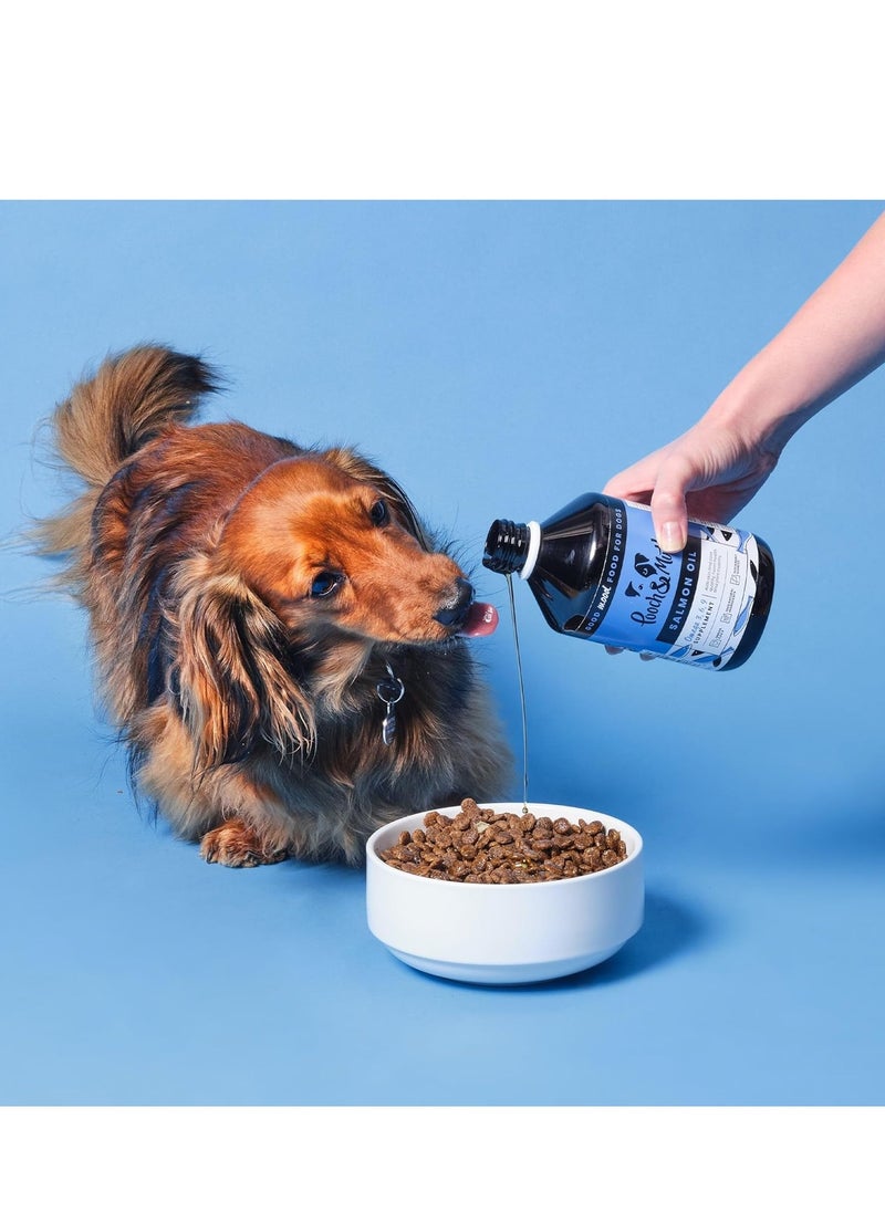 Pooch & Mutt - Natural Salmon Oil Supplement for Dogs and Cats Rich in Omega 3 and 6 and 9 500ml - Image 1