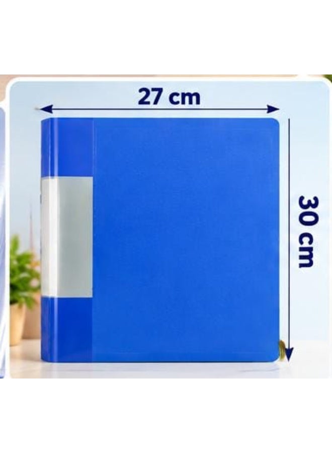 A4 Document Holder, 60 Transparent Pockets for Keeping and Organizing Papers and Files – Multicolor - Image 2