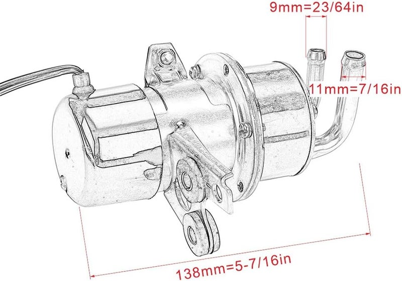 Wivplex Motorcycle Fuel Pump for YZF R1 R6 VMAX12 - Image 2