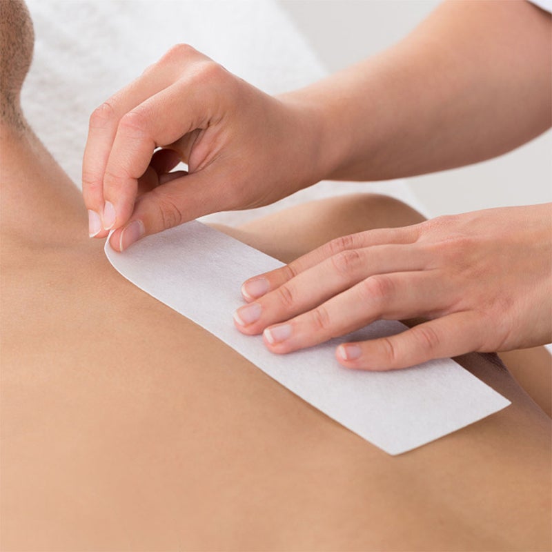 🏠 800 قطعة شرائط شمع غير منسوجة لإزالة الشعر للوجه والجسم للاستخدام في الصالون أو المنزل مقاس 20 7 سم - Image 4