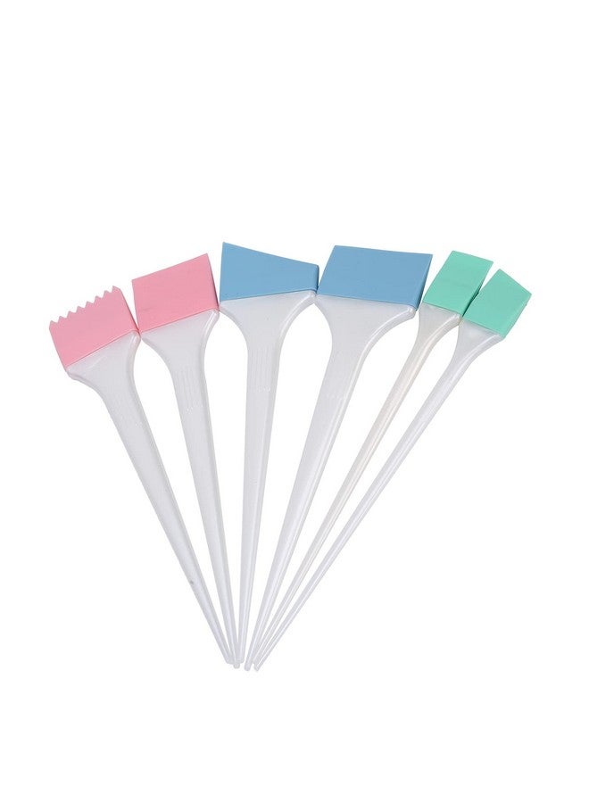 Yinhing Hair Coloring Brush For Hair Dyehair Color Brush Set6Pcs Hair Dyeing Brush Set Silicone Hair Coloring Dyeing Hairdressing Tool For Hair Salon - Image 1