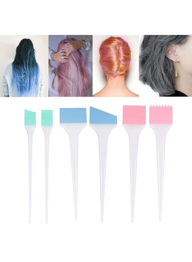 Yinhing Hair Coloring Brush For Hair Dyehair Color Brush Set6Pcs Hair Dyeing Brush Set Silicone Hair Coloring Dyeing Hairdressing Tool For Hair Salon - Image 2