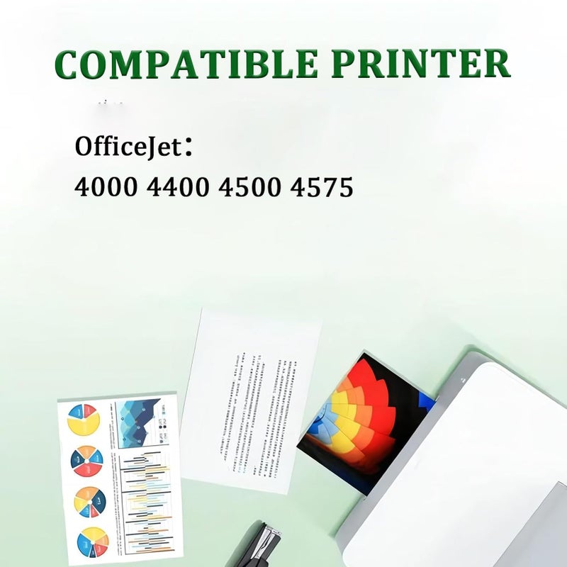 عبوات الحبر كومبو باك 2 لون مقاس عادي لطابعات OfficeJet - Image 3
