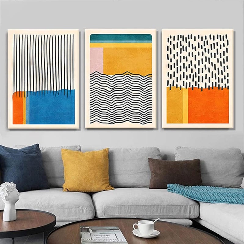 AKWISH 3-Piece Framed Canvas Wall Art Set - Image 2
