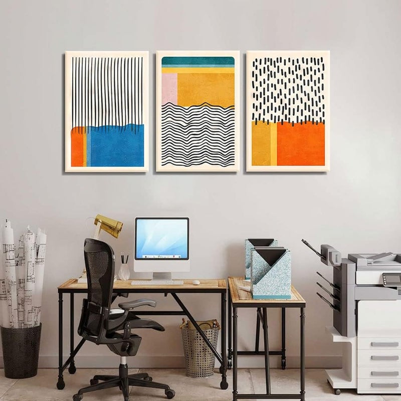 AKWISH 3-Piece Framed Canvas Wall Art Set - Image 3