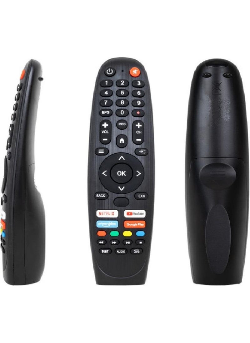 Onvo-Profilo-Saba Netflix-Youtube-Google Play-Prime Video Keyless LCD LED TV Remote without Voice Command