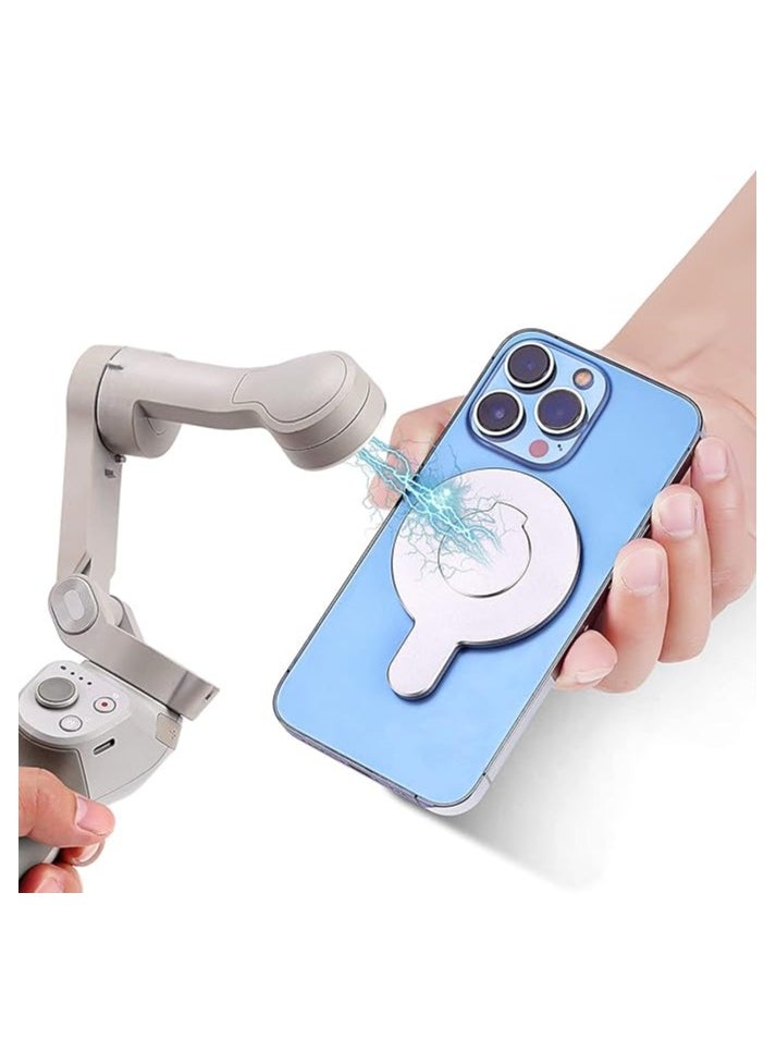 دي جي آي مشبك هاتف مغناطيسي Excefore متوافق مع DJI OM 5/OM 4/OM 4 SE، حامل هاتف لـ Magsafe، مناسب لملحقات مثبت DJI OM Gimbal  - Image 4