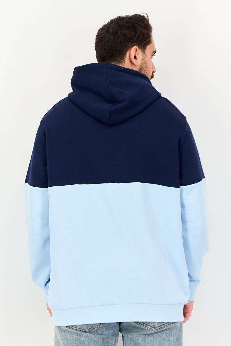 Celio Men Two Tone Long Sleeve Hoodie, Multicolor - Image 2