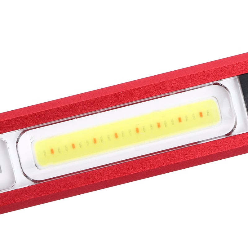 مصباح يدوي قابل للتحميل عبر USB LED COB مغناطيسي خارجي مصباح عمل طارئ ضوء أبيض و أحمر (ضوء أبيض و ضوء أحمر) - Image 4