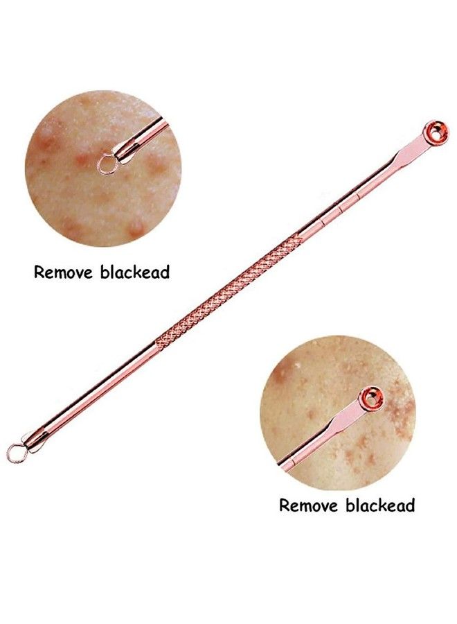 TOP SELECT 3 Pcs Blackhead Remover Pimple Come Done Extractor Tool Best Acne Removal Kit Treatment For Blemish Whitehead Popping Zit Removing For Risk Free Nose Face Skin Remover. - Image 5