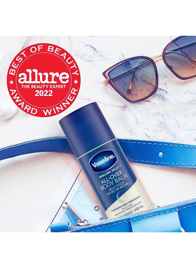 Vaseline All-Over Body Balm Stick 3-Pack - Non-Greasy Fragrance-Free Moisturizer, Travel-Size Lotion, Premium Packaging, 1.4 Oz Ea - Image 3