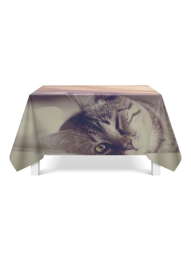 NIBEMINENT Cat Printed Table Cover Multicolour 90x140cm - Image 1
