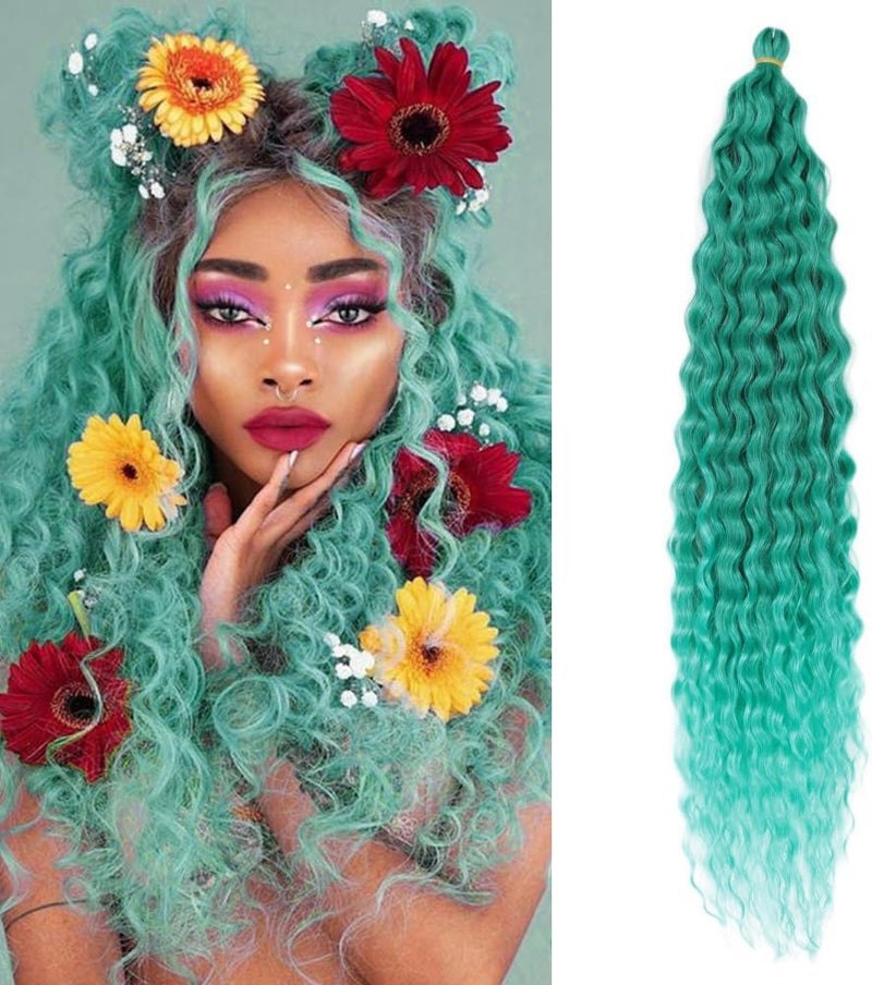 DSOAR Deep Twist Crochet Hair, 22 Inch 3 Packs, Synthetic, Wig, Bohemian, Curly, Adult - Image 1