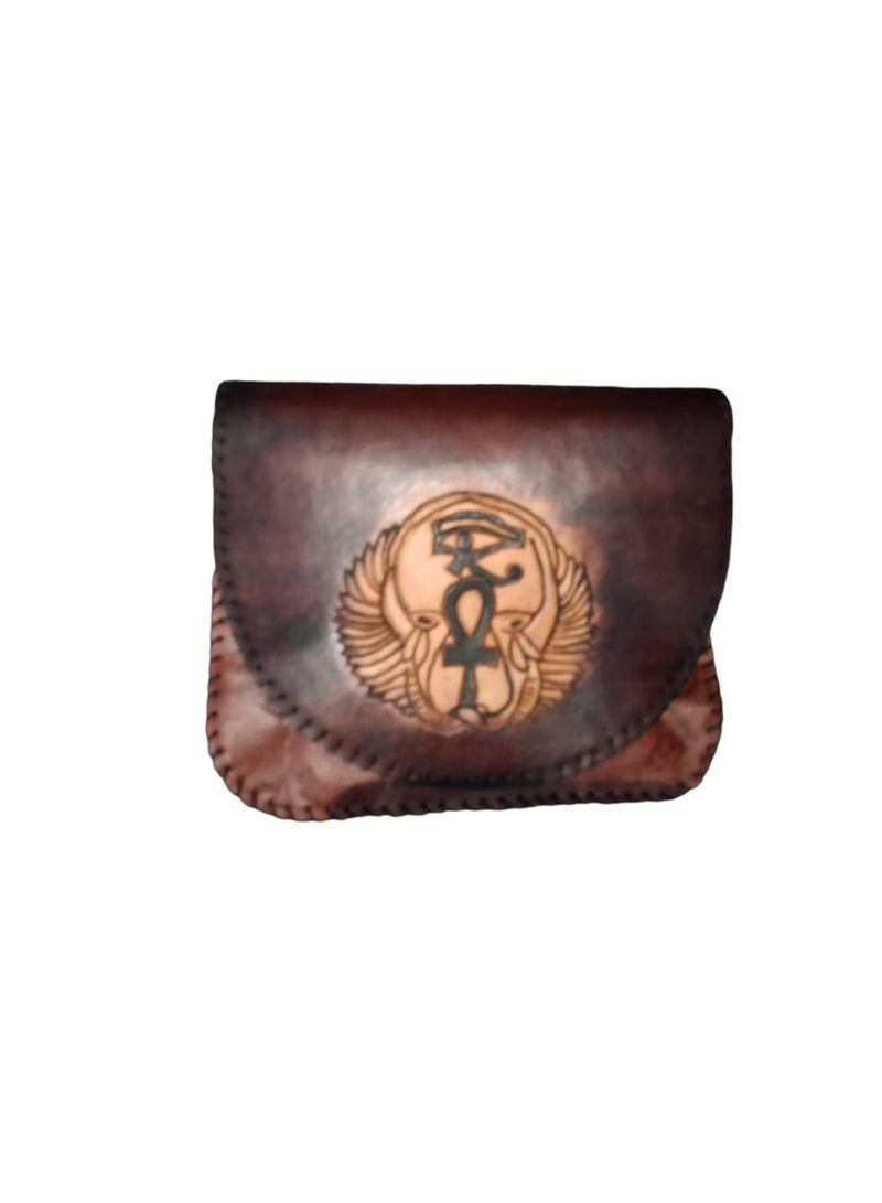 Sheer Fashionable Leather Crossbody Bag - Image 1