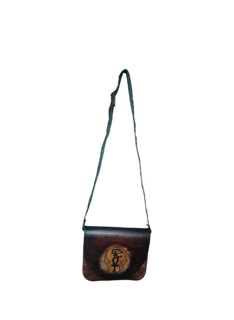 Sheer Fashionable Leather Crossbody Bag - Image 2