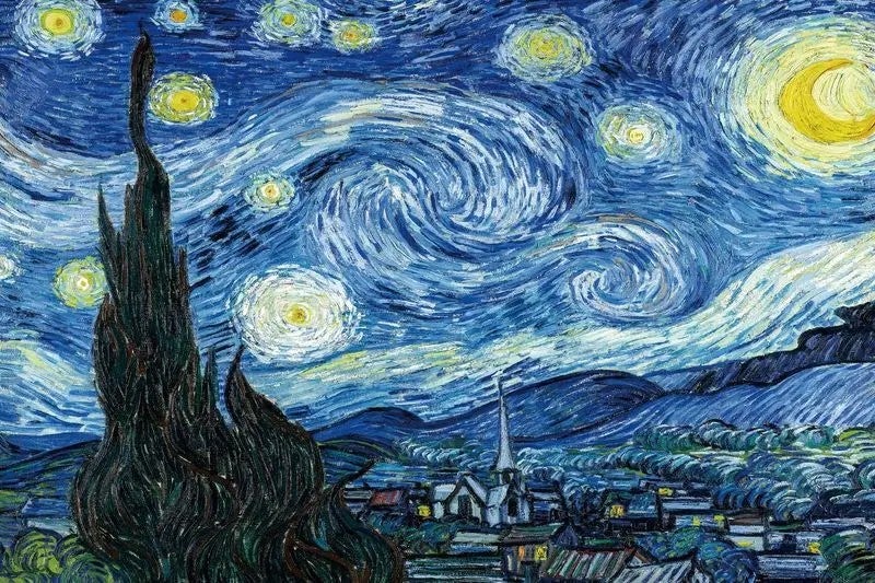 Bluejw New Educational Toys Decompression Paper Scenery Famous Painting  Explore 1000 Piece Jigsaw Puzzle - Image 1