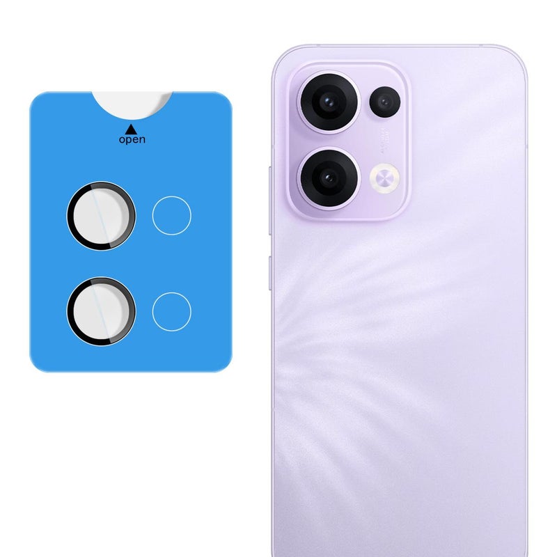 إيماك جراب هاتف زجاجي لعدسة الكاميرا الخلفية لهاتف Oppo Reno13 5G، إصدار خاص، ذاتي التموضع - Image 1