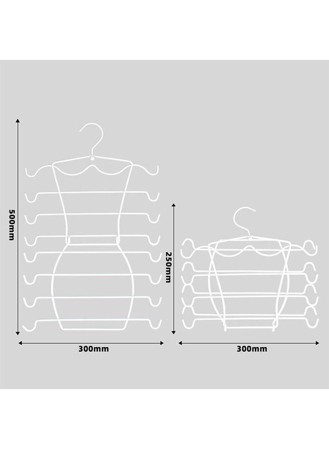 CityRiya-Long Clothes Hangers Tank Tops Hangers Bra Hanger Folding Scarf Bra Holder for Closet Organizer Pants Rack Leggings Hanger Closet Organization for Tops Bras Camisoles Scarves or Belts  - Image 5