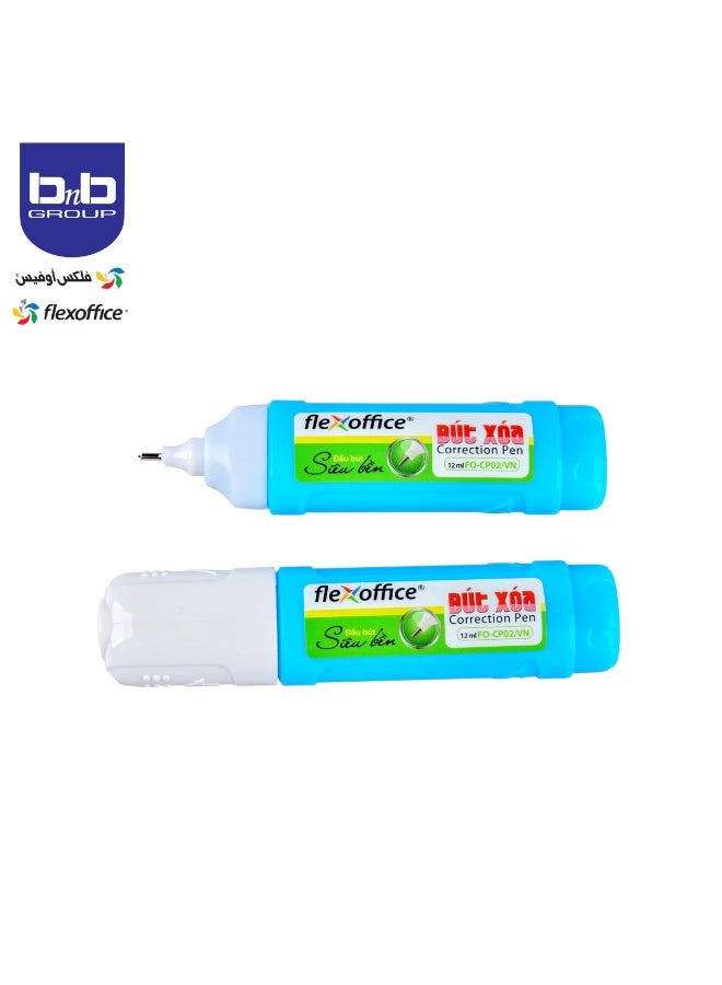 فليكسوفيس قلم تصحيح يتميز بطرف معدني ونابض مرن جيد وحبر عالي التقنية. - Image 4