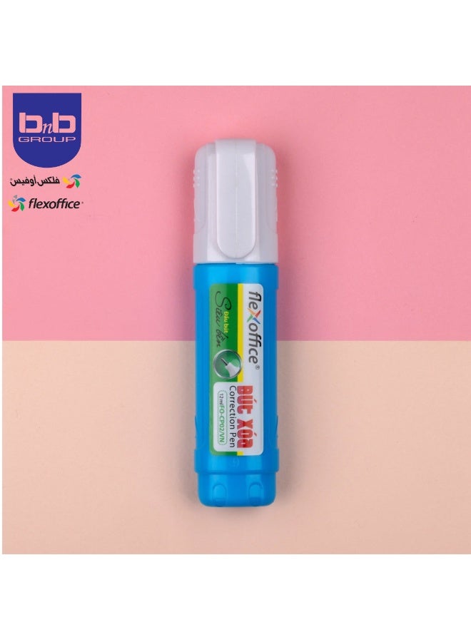 فليكسوفيس قلم تصحيح يتميز بطرف معدني ونابض مرن جيد وحبر عالي التقنية. - Image 1