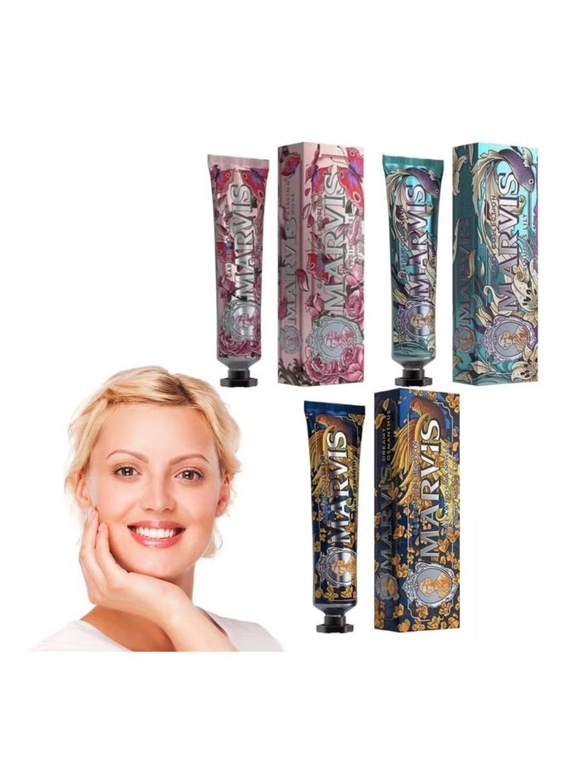 مارفيس معجون الأسنان Marvis Dreamy Osmanthus - مجموعة الحديقة 75 مل. - Image 3