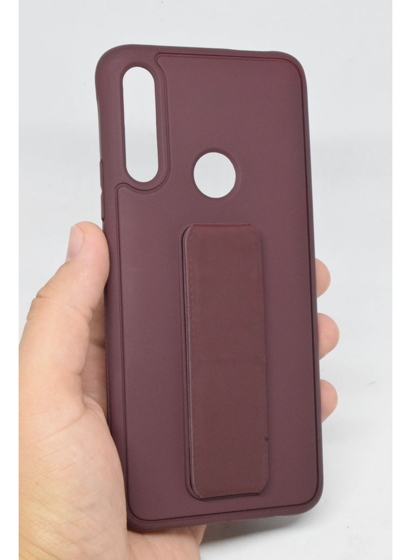 BORTONY Huawei Y9 Prime Case Silicone Camera Protected Shockproof With Finger Grip Stand Cover - Image 3