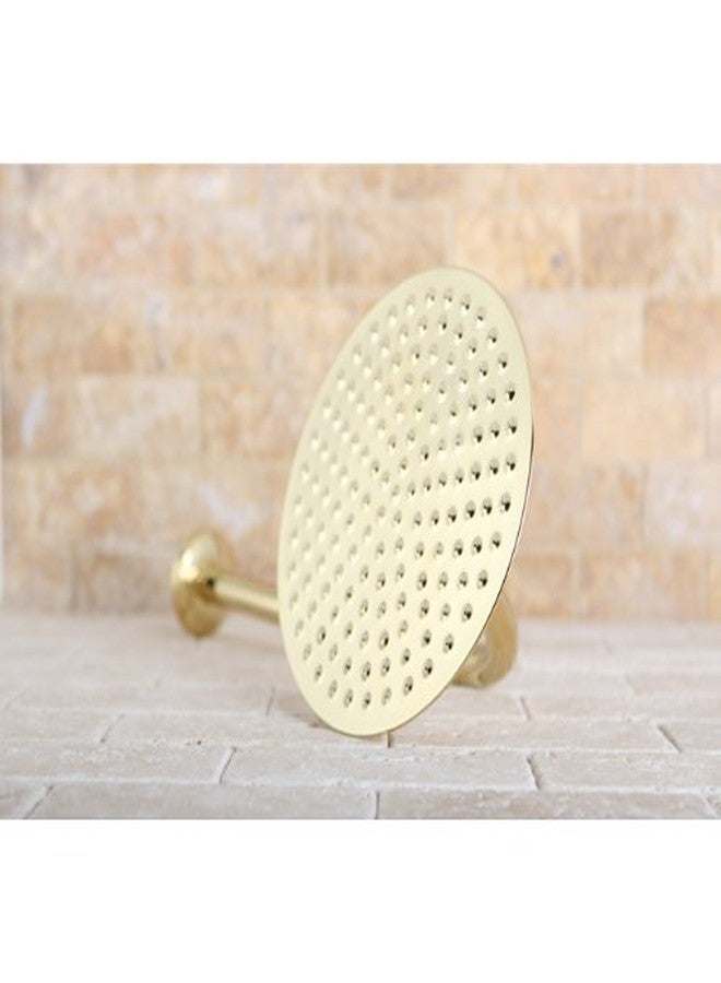 كينغ ستون براس رأس دش نحاسي من Kingston Brass K136A2CK بتصميم فيكتوري بقطر 8 بوصات مع ذراع دش 12 بوصة، نحاس مصقول - Image 3