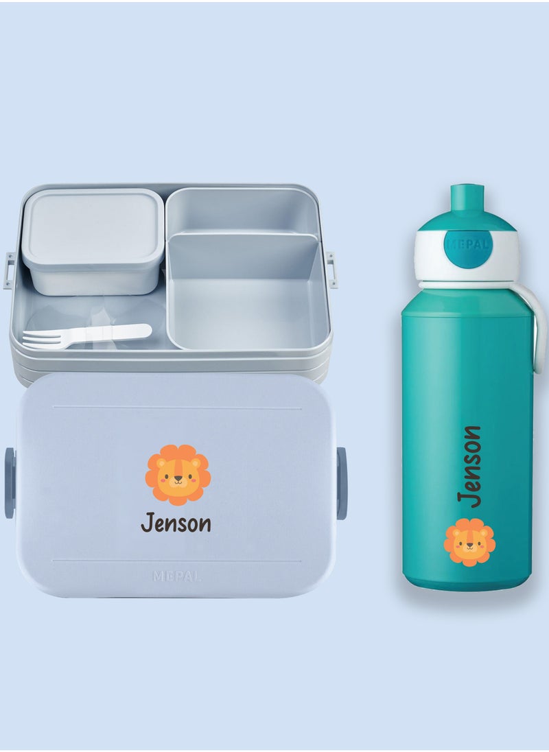 Share the Love - Small Bundle - Personalised Lunch Box with Personalised Water Bottle - Image 1
