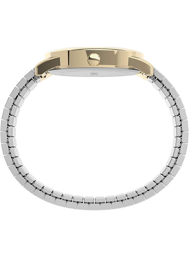 تيميكس ساعة Easy Reader بحزام توسعة 35 مم وتاريخ ووظيفة لف التاريخ - Image 2