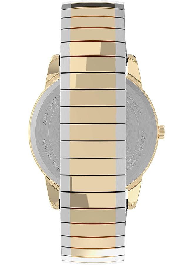 تيميكس ساعة Easy Reader بحزام توسعة 35 مم وتاريخ ووظيفة لف التاريخ - Image 3