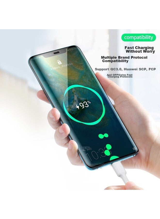trendsetter Compatible With Huawei Type-c Data Cable, 5a Fast Charging, For P70/60/50/40, Enjoyment 60/x/50z/20pro/nova9, Honor Play6t/x30/x40, Smartphone Charging Cable - Image 5