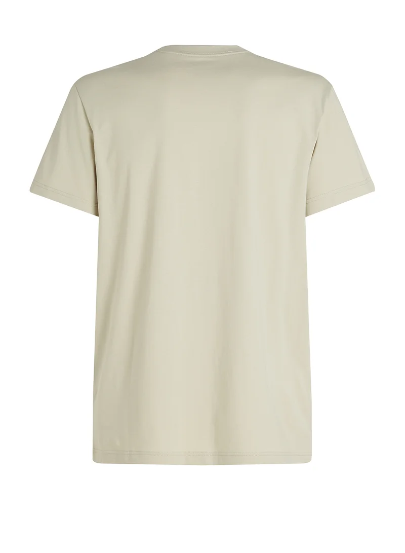 كالفن كلاين جينز Logo Print Crew Neck T-Shirt