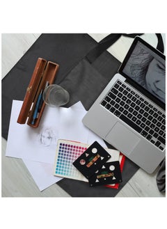 Excefore A2 Waterproof Artist Portfolio Case, Canvas Art Portfolio Carrying Bag Waterproof Drawing Board Bag, A2 Art Folder with Shoulder Strap for Artwork Painting 25.4 x21.3 inch  - Image 5