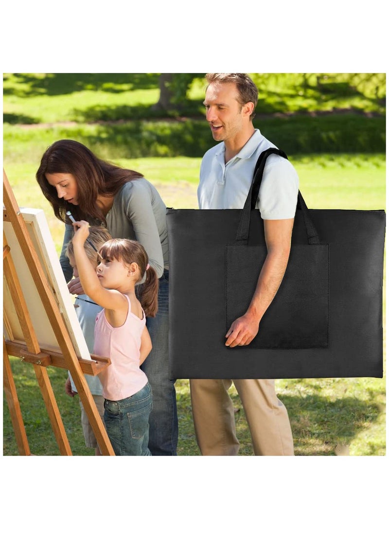 Excefore - A2 Waterproof Artist Portfolio Case, Canvas Art Portfolio Carrying Bag Waterproof Drawing Board Bag, A2 Art Folder with Shoulder Strap for Artwork Painting 25.4 x21.3 inch - Image 1